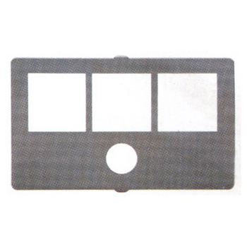 塑料板（150高灰色、黑色）三表一灯